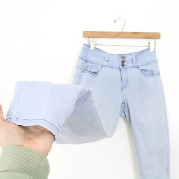 *WAX JEAN 3 Button Fly Light Wash Denim - Picture 5 of 6